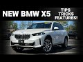 The new bmw x5  tips tricks features and functions