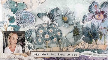 Paper Collage on CANVAS ~ ✂️ Maremi