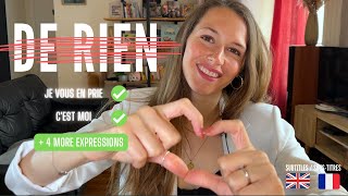 DON'T SAY "DE RIEN" IN FRENCH - 6 expressions to say "YOU'RE WELCOME" in FRENCH ✅