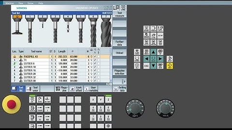 How to take tool offset/ tool hight in Siemens CNC controller. - G43, G44 & H1, H2, H3 in SINUMERIK