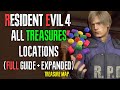 RESIDENT EVIL 4 REMAKE ALL TREASURE LOCATIONS GUIDE