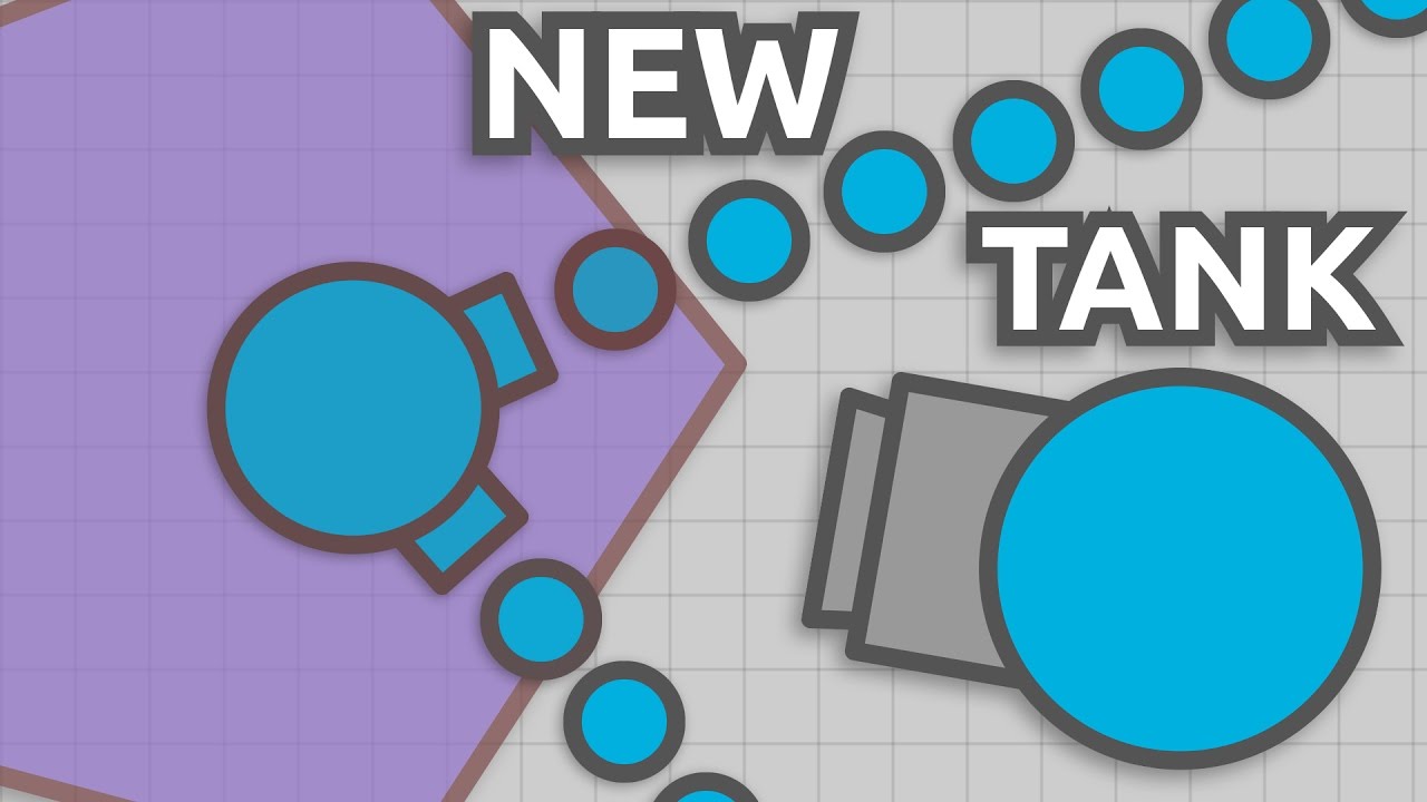 Diep.io2 showing all new tanks + dev tanks 