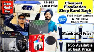 Cheapest PlayStation Shop Karol Bagh Market | Ps4 Pro God of war Edition Xbox Series X/Nintendo lite