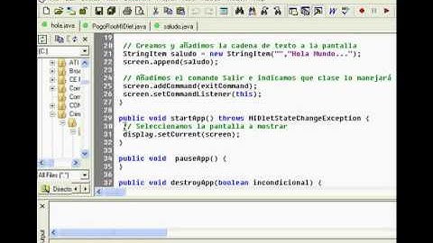 J2me Ciclo de vida de un Midlet  programación