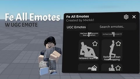 Fe All Emotes - w/ UGC EMOTES