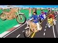 लकड़ी मोटरसाइकिल दौड़ Wooden MotorBike Race Comedy  Stories Hindi Kahaniya हिंदी कहानिय Comedy Video