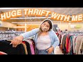 COME THRIFT WITH ME THE 50% OFF SALE. *BEST DAY THRIFTING* + plus size try on haul