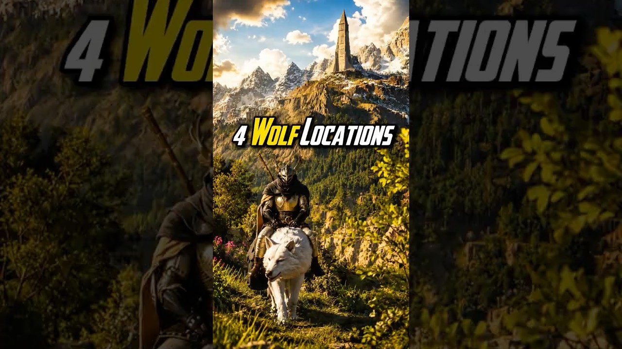4 NEW Large Wolf Mount Locations & LEGENDARY WOLF Quest