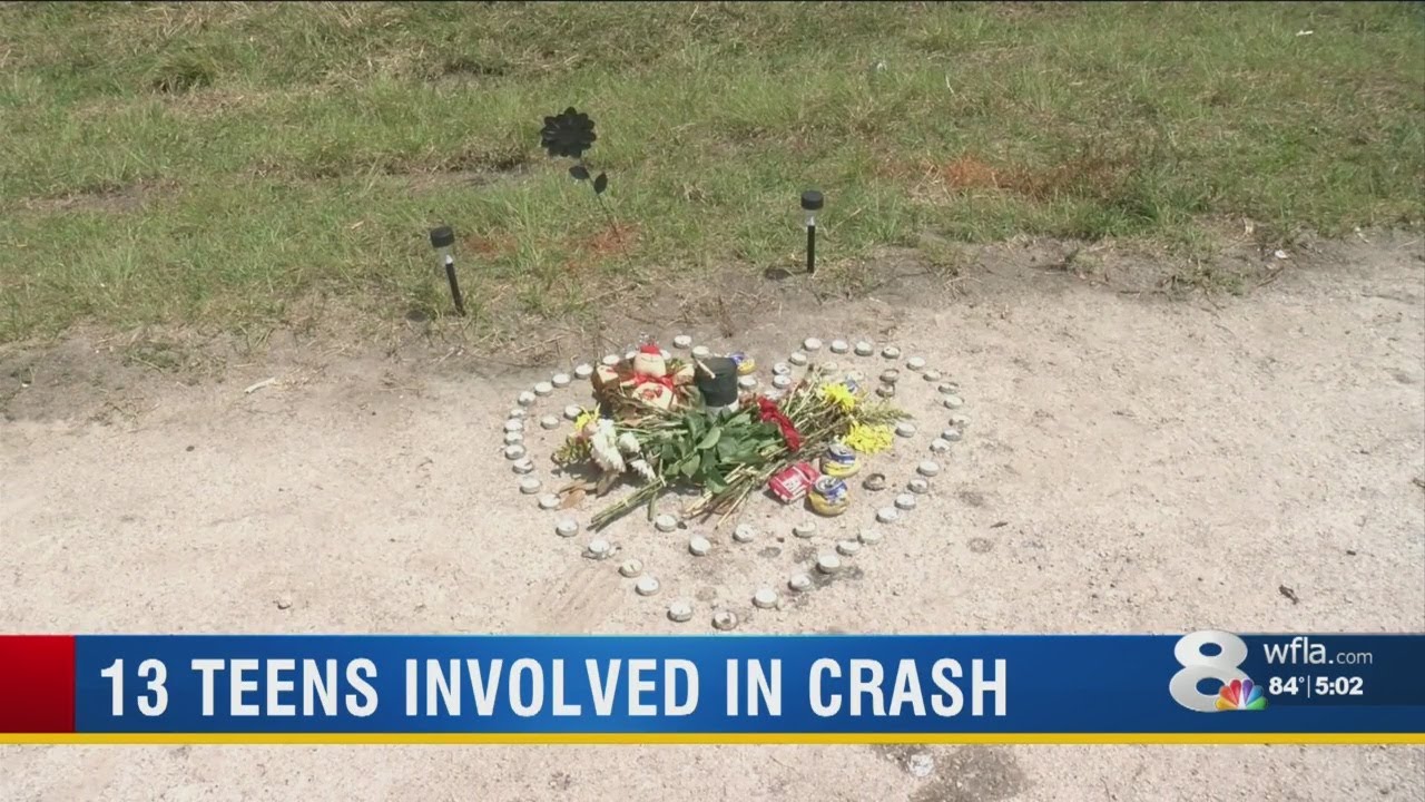 North Port High School students grieve for student killed in weekend