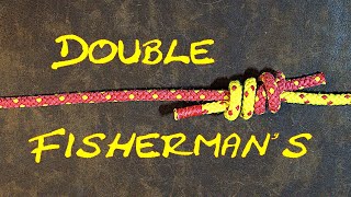 How to Tie the Double Fisherman&#39;s Bend or the Double Fisherman&#39;s Knot or the Grapevine Knot