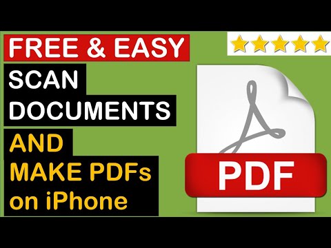 How to Scan Documents & Make PDFs on iPhone (100% FREE) Convert, Create a PDF on iOS,iPhone 12,11,SE