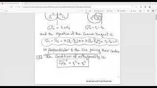 Relation between two circles هندسة