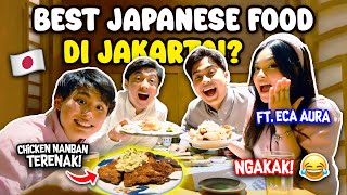 TRAKTIR ECA, TOMO, YUSUKE MAKAN JAPANESE FOOD FAVORIT JEROME!! CHICKEN NANBANNYA JUARA!