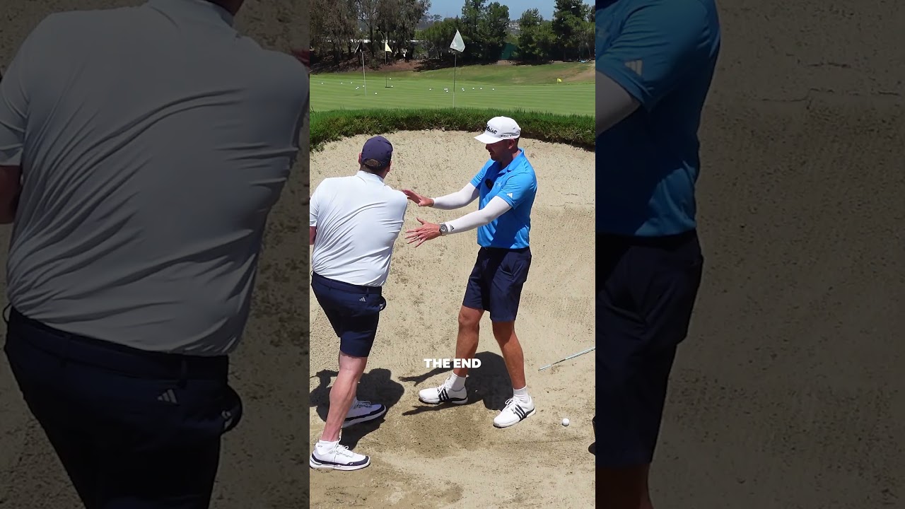 STRUGGLE in bunkers DO THIS! #golfswing #golftips