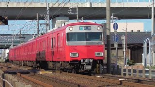 名鉄6502F 1572Aﾚ急行河和 下小田井駅通過