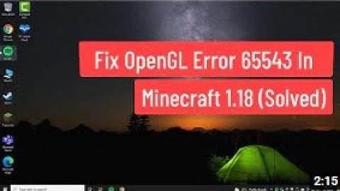 How to fix OPENGL ERROR in Minecraft 1.17, 1.18, 1.19 | RiyanGamingYT
