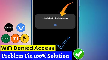 denied access to network wifi | wifi denied access to network 2022 android - realme, oppo