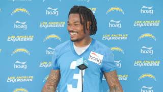 Derwin James On OTAs \& First Practice With Khalil Mack | LA Chargers