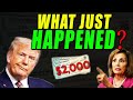 WHOA!! Trump Break the Law? + $2000 Stimulus Checks Update + Pelosi Re-Elected