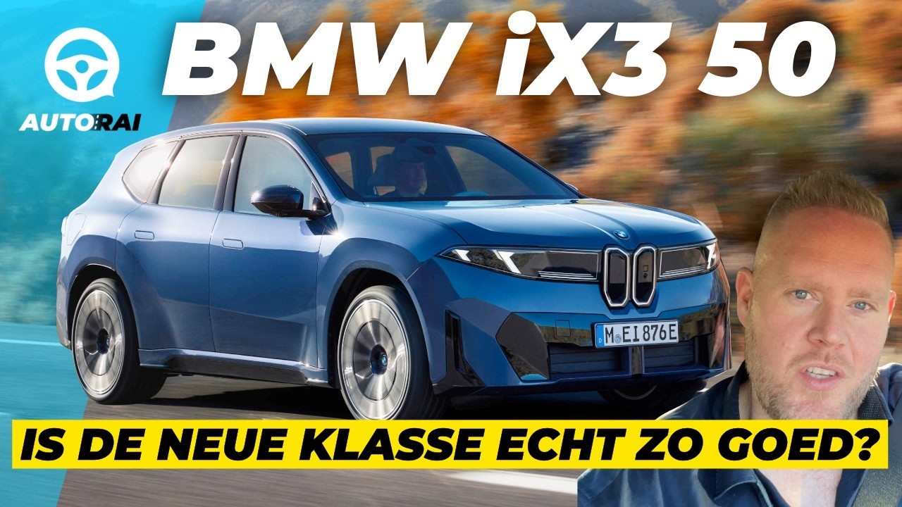 BMW maakt KNOTSGEKKE KEUZES in de nieuwe iX3, maar werken ze ook? - AutoRAI TV Review