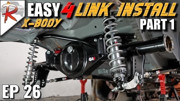 QA1 4-Link Rear End Install on a Classic Muscle Car Part 1 |  EP 26 RUSTORATIONS 1972 Nova