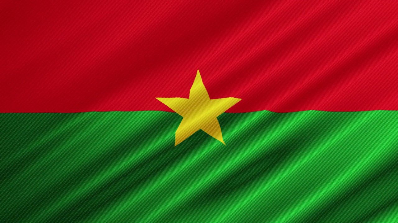 Flag Of Burkina Faso Waving Free Use Youtube