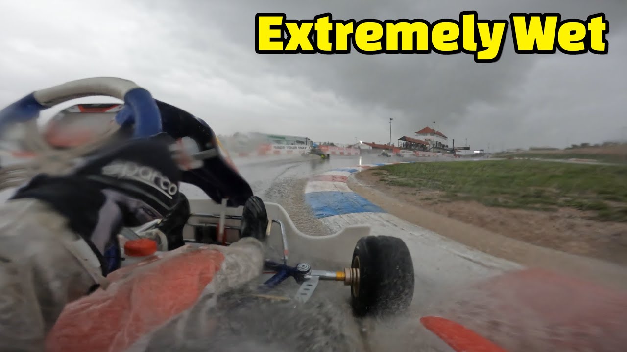 Rotax Senior Max onboard - KartCenter Campillos (extremely wet)