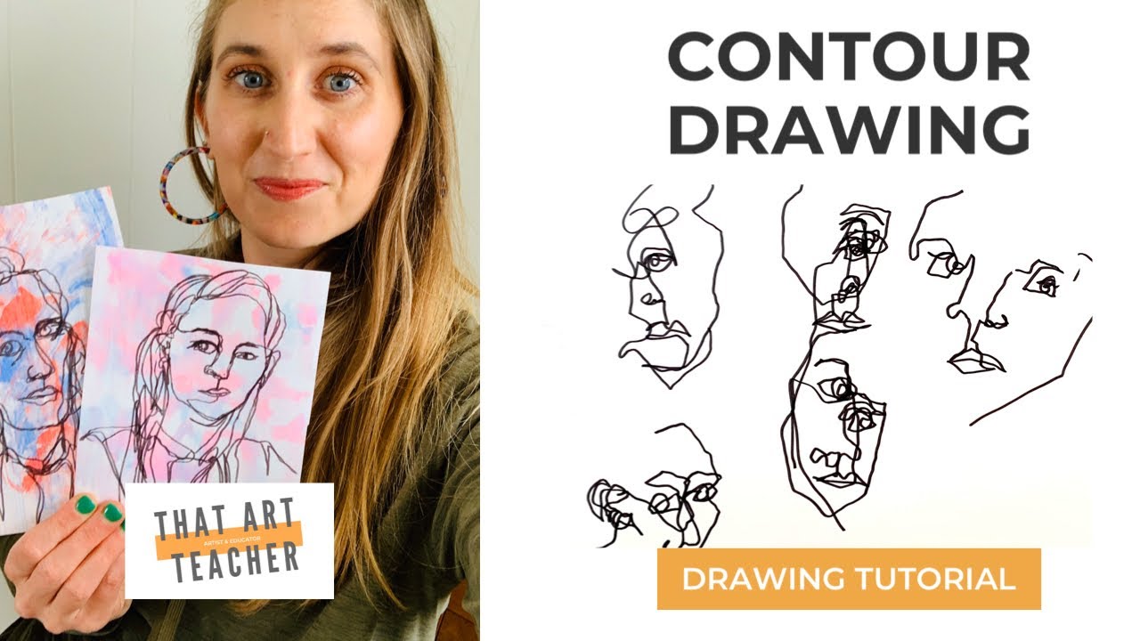 Easy contour drawings of food - altgnom