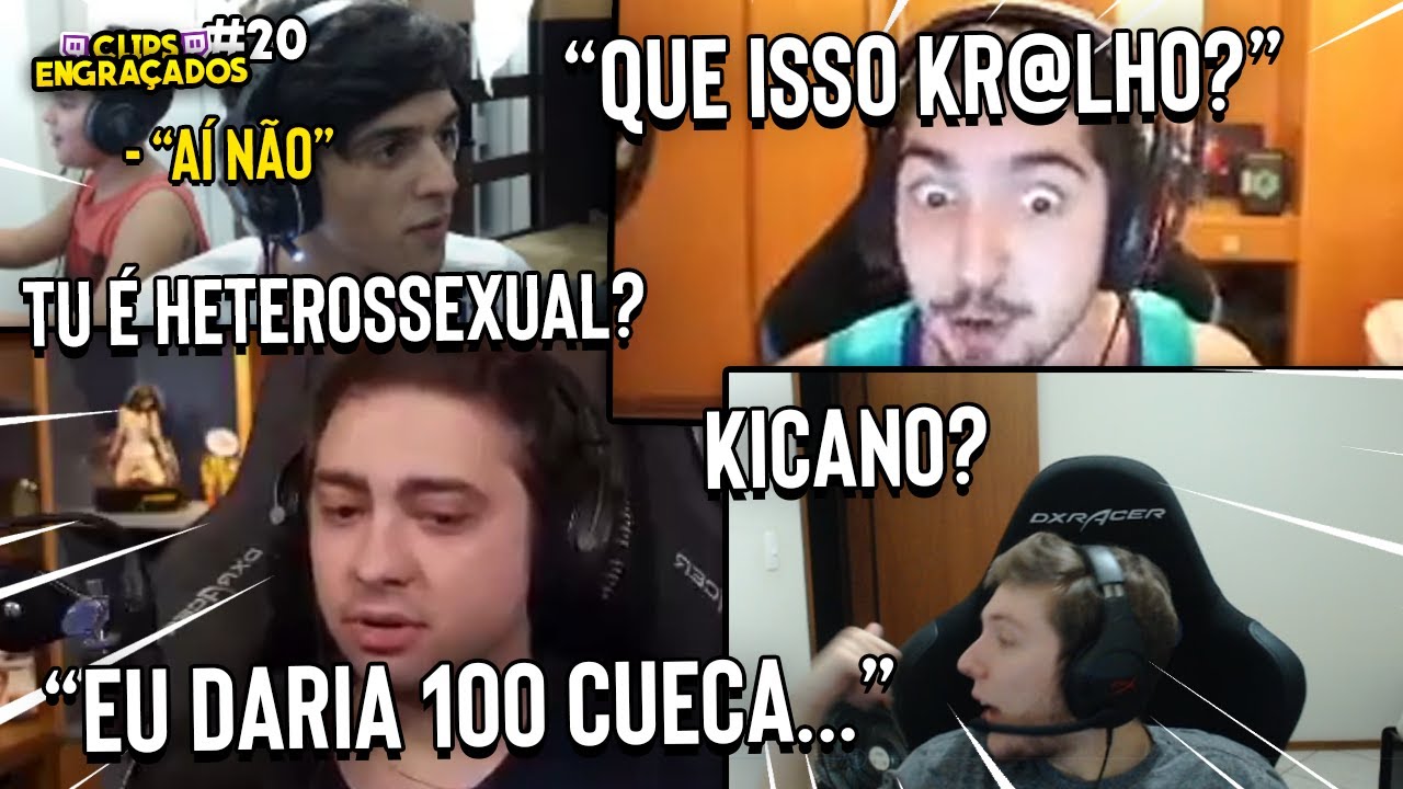 Momentos engraçados dos streamers