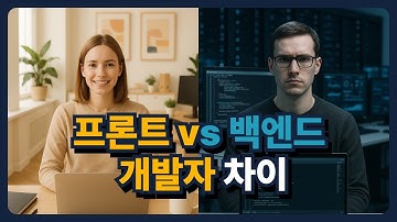 프론트엔드 vs 백엔드 개발자의 차이 | 개발 진로, 직무 고민하시는 분들은 보세요