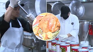 Catholic Charities prepares Thanksgiving meals for more than 750 people in Las Vegas