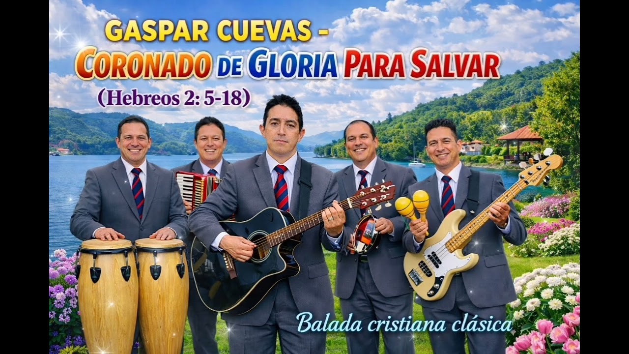 Gaspar Cuevas - Coronado De Gloria Para Salvar.  (Hebreos 2: 5-18) Balada cristiana clásica.