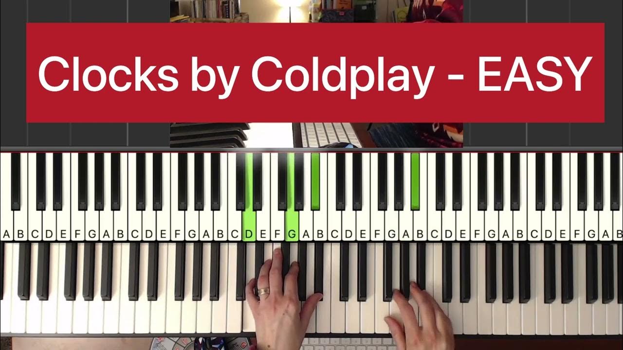 Easy Version Clocks by Coldplay Piano Super Easy Songbook with Chords
