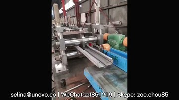 Australia door frame roll forming machine testing video at customer plant