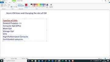 Azure VM Sizes and Changing VM Size