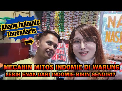 CEWEK JEPANG MECAHIN MITOS INDOMIE DI WARUNG LEBIH ENAK DRPD INDOMIE DI RUMAH! MANA YANG LEBIH ENAK?