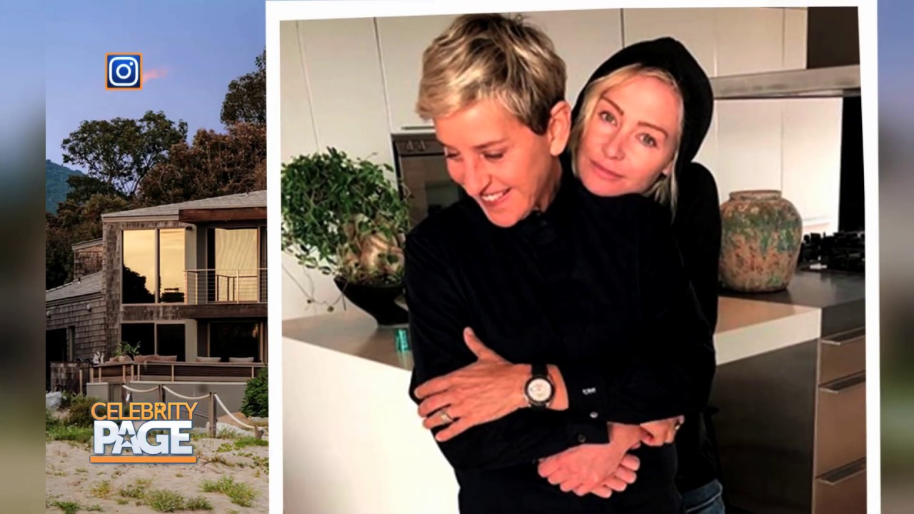 Inside Ellen Degeneres Home In Carpinteria Celebrity Page Youtube