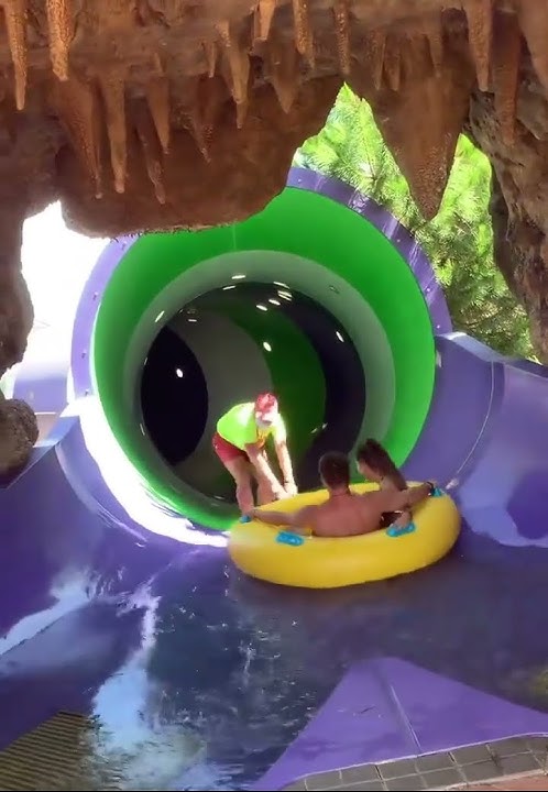 Waterslide Worker Goes On Unexpected Adventure || ViralHog