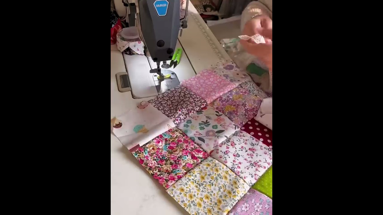 Sew Quilts With 100 Pieces Of Floral Fabric