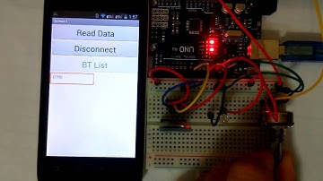 Android手機透過藍芽讀取Arduino數據
