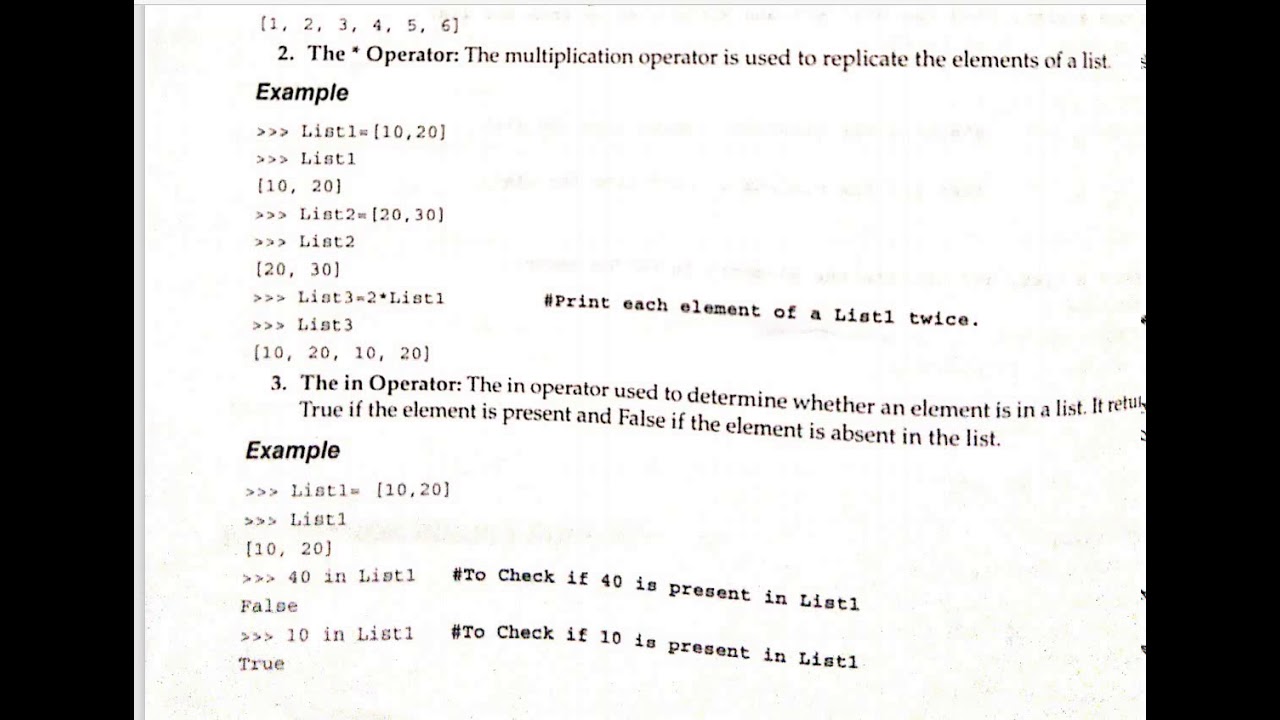 Python online class notes chapter 8 lists part 1 - YouTube