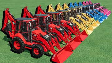 Farming Simulator 22 BIGGEST Backhoe Loader Transport Challenge