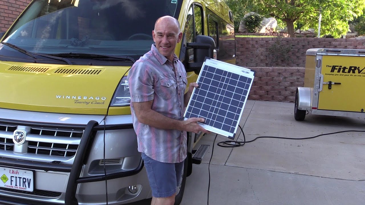 Keep Your Vehicle's Battery Charged with Solar - YouTube