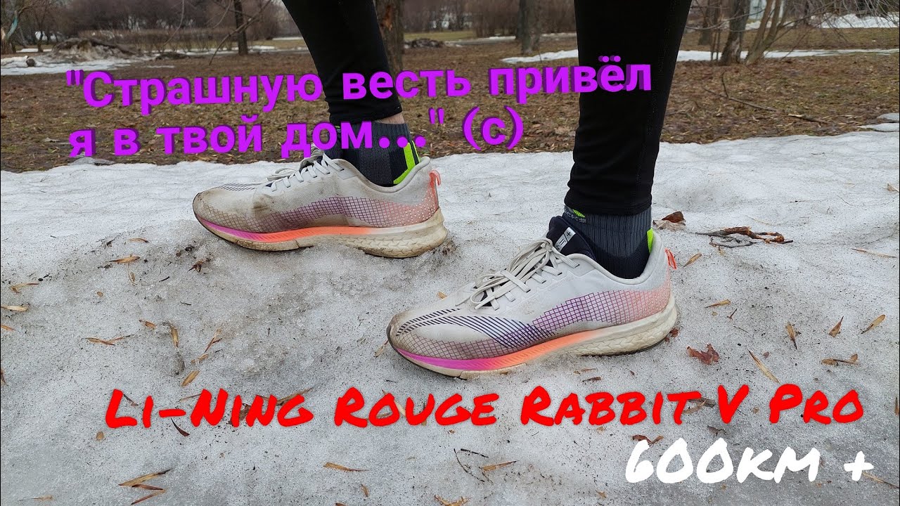 Обзор кроссовок Li-Ning Rouge Rabbit V Pro - YouTube