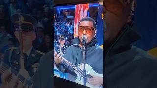 Indiana's own Babyface performs the 🇺🇲 national anthem at the opening of the NBA 2024 all star game