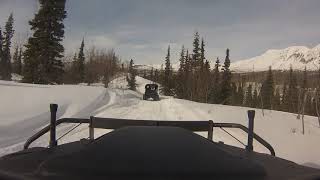 Argo XTV in snow, Boulder Creek, Alaska 04-11-2020