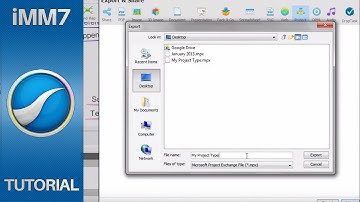 Exporting Projects - iMindMap 7