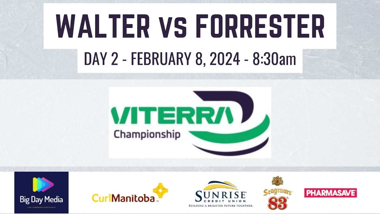 WALTER vs FORRESTER 2024 Viterra Championship (Day 2) YouTube