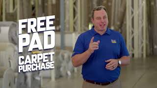 FREE Pad with Carpet Purchase! | Buy Like a Pro