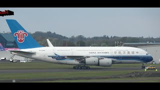 Airbus A380 Lands @ Prestwick for the 1st Time - Global Airway (Ex China Southern) 01\/05\/2024